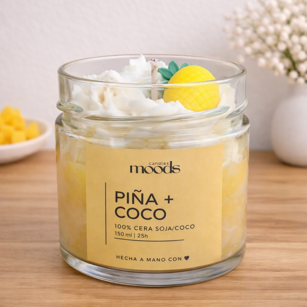 Vela Piña y Coco