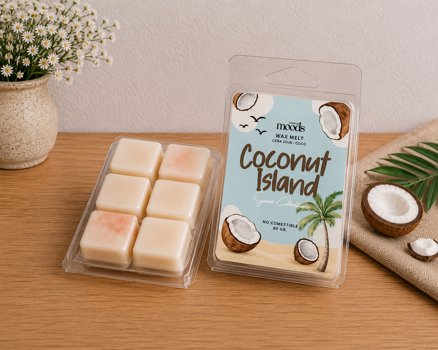 Wax Melt Coconut Island