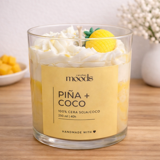 Vela Piña y Coco