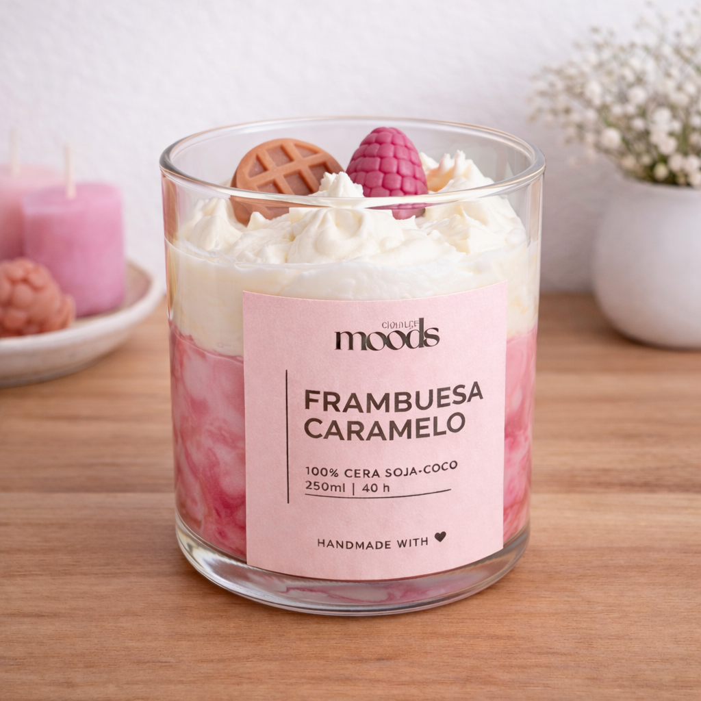 Vela Frambuesa y Caramelo