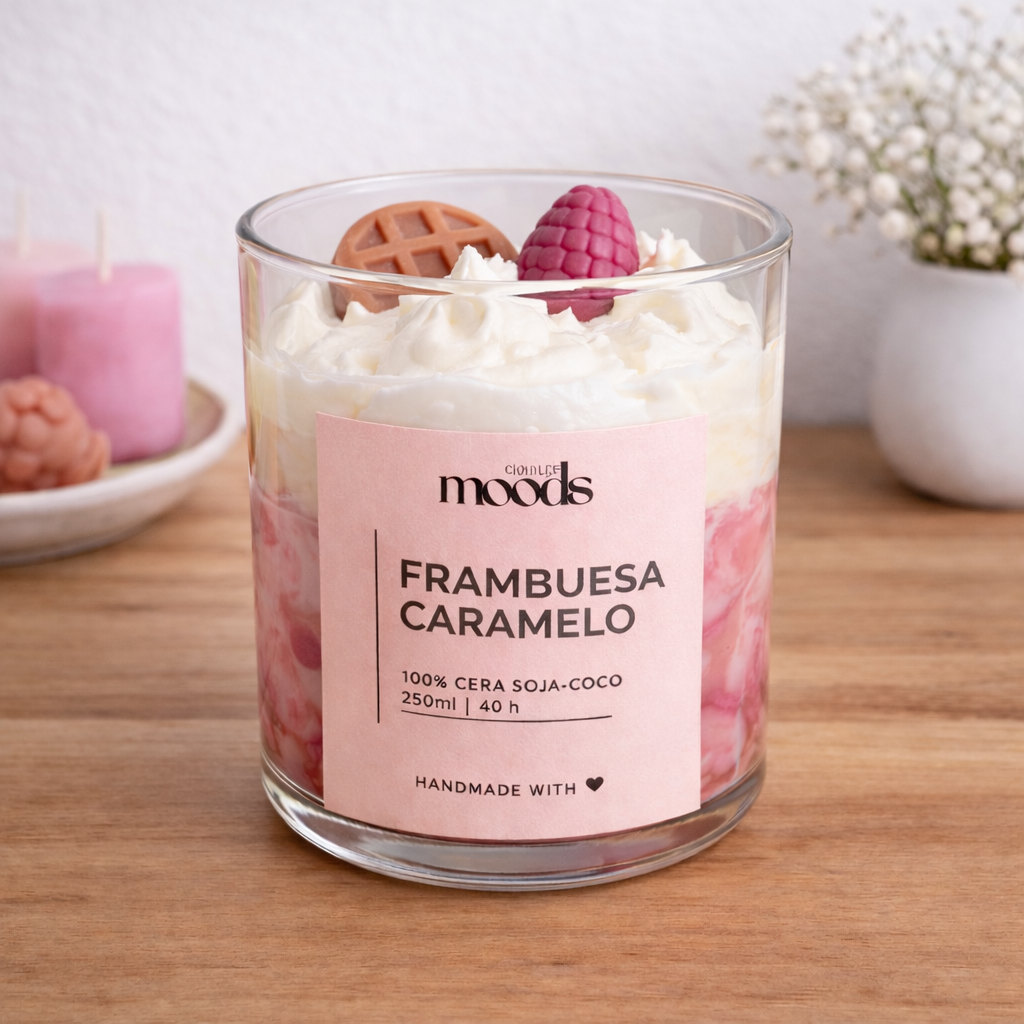 Vela Frambuesa y Caramelo