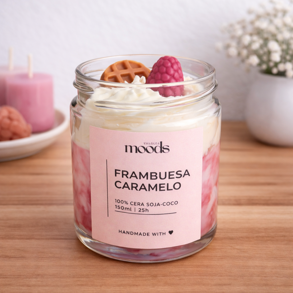 Vela Frambuesa y Caramelo