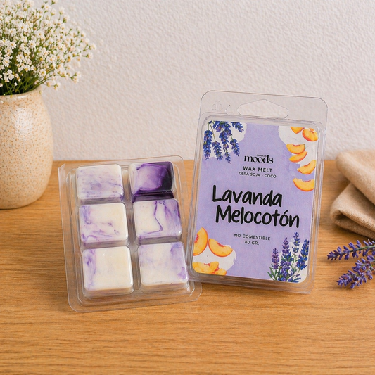 Wax Melt Lavanda y Melocotón